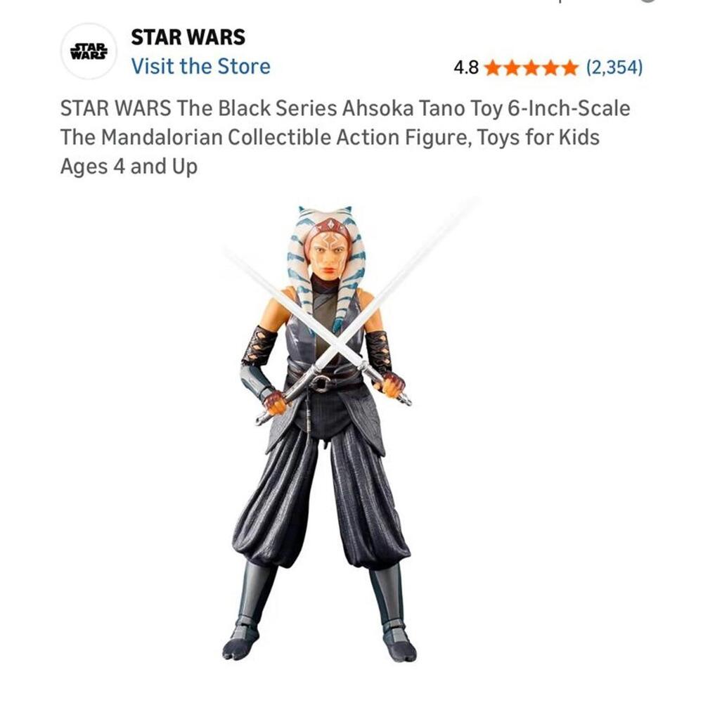Star Wars The Black Series Ahsoka Tano Toy 6-Inch Scale CollectibleAction Figure